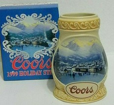 Coors Beer 1999 Holiday Stein &quot;Twilight Arrival&quot; Golden Colorado - $8.59