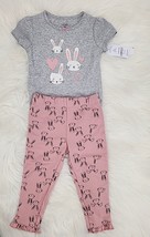 Carters Baby Girls 2-Pc. Bunny Bodysuit and Leggings Cotton Set - $16.42 CAD