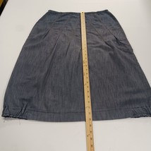 newCreation RN#114494 Women's Gray Side Zipper A-Line Skirt Size 36 (32×29) image 5