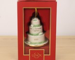 Lenox Our First Christmas Together Cake - Porcelain Ornament - 2022 - NEW - $13.81