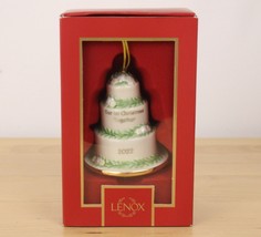 Lenox Our First Christmas Together Cake - Porcelain Ornament - 2022 - NEW - $13.81