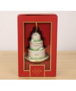 Lenox Our First Christmas Together Cake - Porcelain Ornament - 2022 - NEW - €11,73 EUR