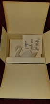 New- Here Comes The Bride / Best Wishes To The Bride SWAN RING HOLDER - ... - £27.49 GBP