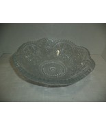 Bowl McKee Early American Pressed Glass Clear Round Bowl with Saw Tooth Rim - $561.87 MXN