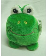 Ganz TOSSIMALS CUTE GREEN FROG AS BALL 3&quot; Bean Bag Plush STUFFED ANIMAL Toy - $272.87 MXN
