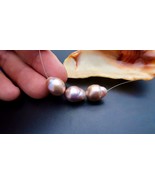 STUNNING RAINBOW COLORS AA+ FRESHWATER EDISON HIGH GRADE CULTURED PEARLS - €55,64 EUR