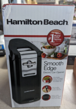 Hamilton Beach Black Smooth Edge Electric Can Opener, 76608 - £29.97 GBP