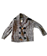 Baby Boy Sweater 3-6M Toggle Elbow Patches Shawl Collar Cardigan Grandpa... - $518.76 MXN