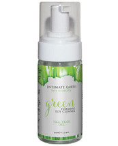 Intimate Earth Foaming Toy Cleaner Green Tea Tree Oil 3.4 Oz - £12.69 GBP