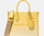 New Michael Kors Mirella Small Ombré Logo Crossbody Bag Daisy Yellow / D... - €105,93 EUR