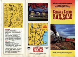 Conway Scenic Railroad Brochure North Conway New Hampshire - $11.88