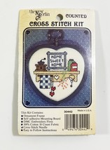 Berlin Cross Stitch 3” Home Sweet Home Ornament Kit # 30442 USA - €4,22 EUR
