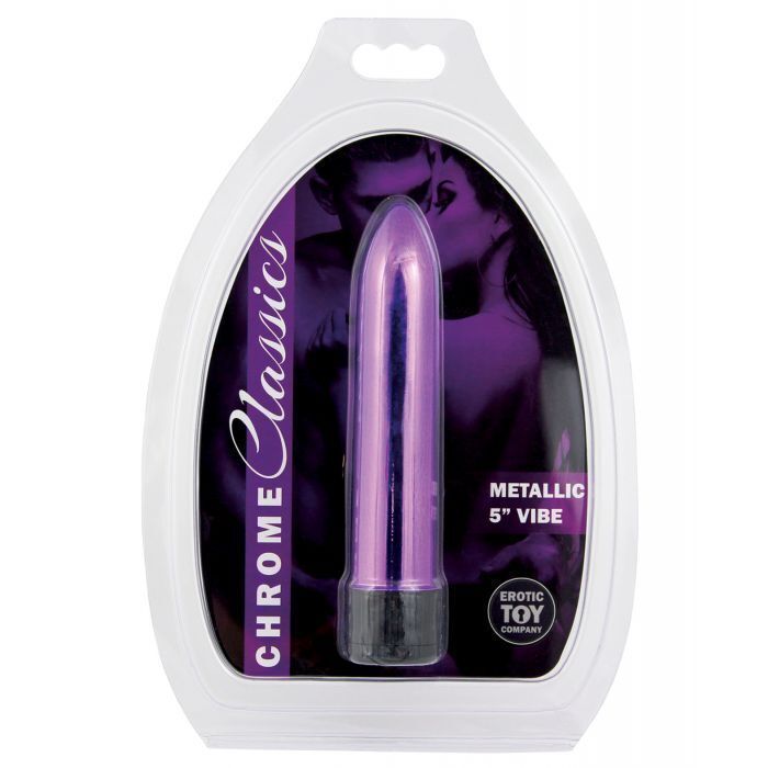Erotic Toy Company Chrome Classics 5&quot; Vibe - $11.09