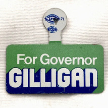 Gilligan For Governor Pin Button Fold over Election Political - $13.03