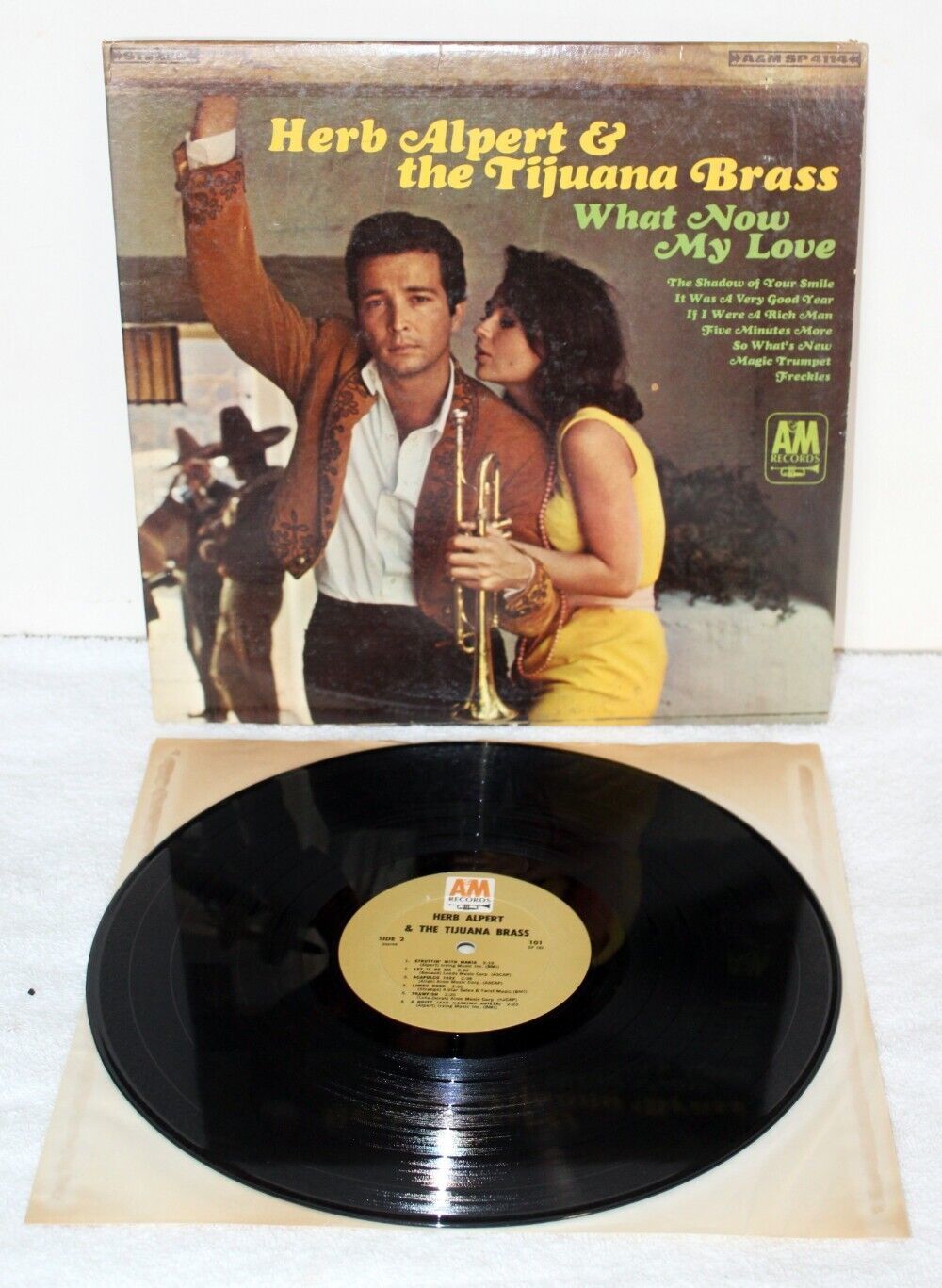 Herb Albert What Now My Love ~ 1966 A&amp;M Records SP-4114 Used LP ~ VG+/G+ - $4.99