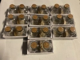 sets of Horizon Spice Jars With Cork Lid 20 Count Glass 5 Oz Lot of 20 New - $37.62