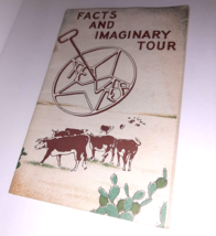 Vintage Promotional Booklet ~ Facts &amp; Imaginary Tour of Texas ~ 1950s Book - £7.98 GBP