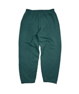 Vintage Sweatpants Forest Green Elastic Fleece 90s Men&#39;s XL Made In USA - £21.77 GBP