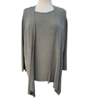 TRAVELERS CLASSIC Back Button Jacket sz 3 US XL Tank  2 Cypress Fern  - $31.49
