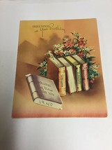 Vintage 1940  Birthday Greeting Card, From St. Augustine. Really Neat &amp; Vintage - £2.96 GBP