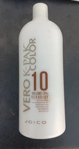Joico Oxydant Vero K-Pak Color Creme Developer 10 Volume 3% Veroxide 32 Oz(C10) - £19.25 GBP