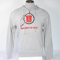 Izod University Of Utah Vintage 1/4 Zip Heather Gray Hoodie NWT  Men&#39;s $60 - $59.99