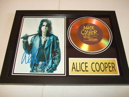 ALICE COOPER    SIGNED  GOLD CD  DISC 91 - £13.36 GBP