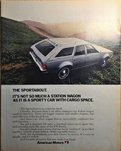 AMEICAN MOTORS - THE SPORTABOUT-Station Wagon-1971 VTG Print Ad!! - $16.33 CAD