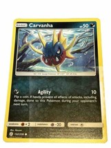Carvanha 132/236 - NM SM Cosmic Eclipse - Pokemon 2019 Common TCG Card (A) - $1.82