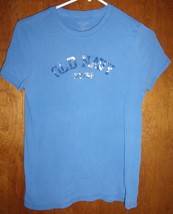 Old Navy Blue NY/SF T-Shirt Size M Gently Worn - £3.92 GBP