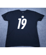 Fanatics Pittsburgh Steelers Shirt Mens XL Smith-Schuster 19 T-Shirt NFL Black - £10.23 GBP