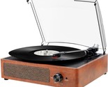 Vinyl Player Bluetooth Turntable Vinyl Record Player With Speakers Turnt... - £47.82 GBP