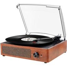 Vinyl Player Bluetooth Turntable Vinyl Record Player With Speakers Turnt... - £48.18 GBP