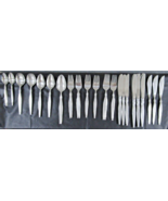 Vintage Stainless Steel Eetrite Flatware Set Peeress Handle Design 56 Piece - $270.00 CAD