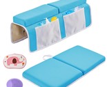 Baby Bath Kneeler And Elbow Rest Pad Set, Blue, Kneeling Pad With Soft M... - $51.99