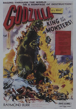 Godzilla King of the Monsters - Raymon Burr - Movie Poster - Framed Picture 11 x - £25.97 GBP
