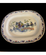 Baker &amp; Co Ltd  Fenton England ~ Semi Porcelain ~ Oriental  Platter  11&#39;... - $24.75