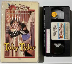 Toby Tyler VHS Walt Disney Home Video Vintage 1959 Clamshell Tested - £15.56 GBP