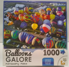 Balloons Galore 1000 PC Puzzle Photography Puzzle Unique Shaped Pieces 10+ - £9.46 GBP