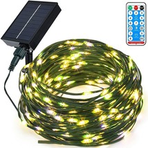 Solar Led Christmas String Lights Out/In door 108FT 300 LED UL Certified 8 Modes - £19.32 GBP