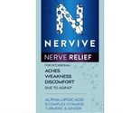 Nervive Nerve Relief For Aches, Weakness &amp; Discomfort, 30 tab Exp 06/2025 - £14.98 GBP