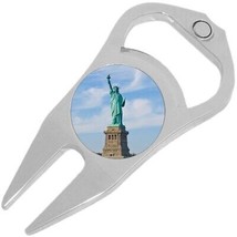 Statue of Liberty Golf Ball Marker Divot Repair Tool Bottle Opener - £9.40 GBP