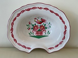 St Clement French Pottery Rooster Design Large 12 1/4&quot; Wall Bowl - £99.84 GBP