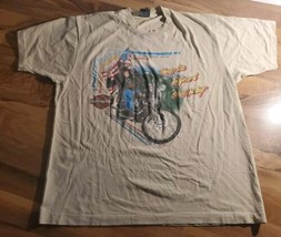 Harley-Davidson XL Single Stitch T-SHIRT Things Are Different On A Harley 1989 - £31.00 GBP