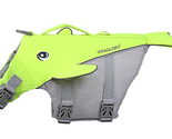 NEW Whale Dog Ripstop Life Jacket Safety Vest w/ Handle hi vis yellow sz M - $14.95