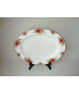 Royal Albert PACIFIC ROSE Bone China 13 5/8&quot; Oval Platter England - $108.30 CAD