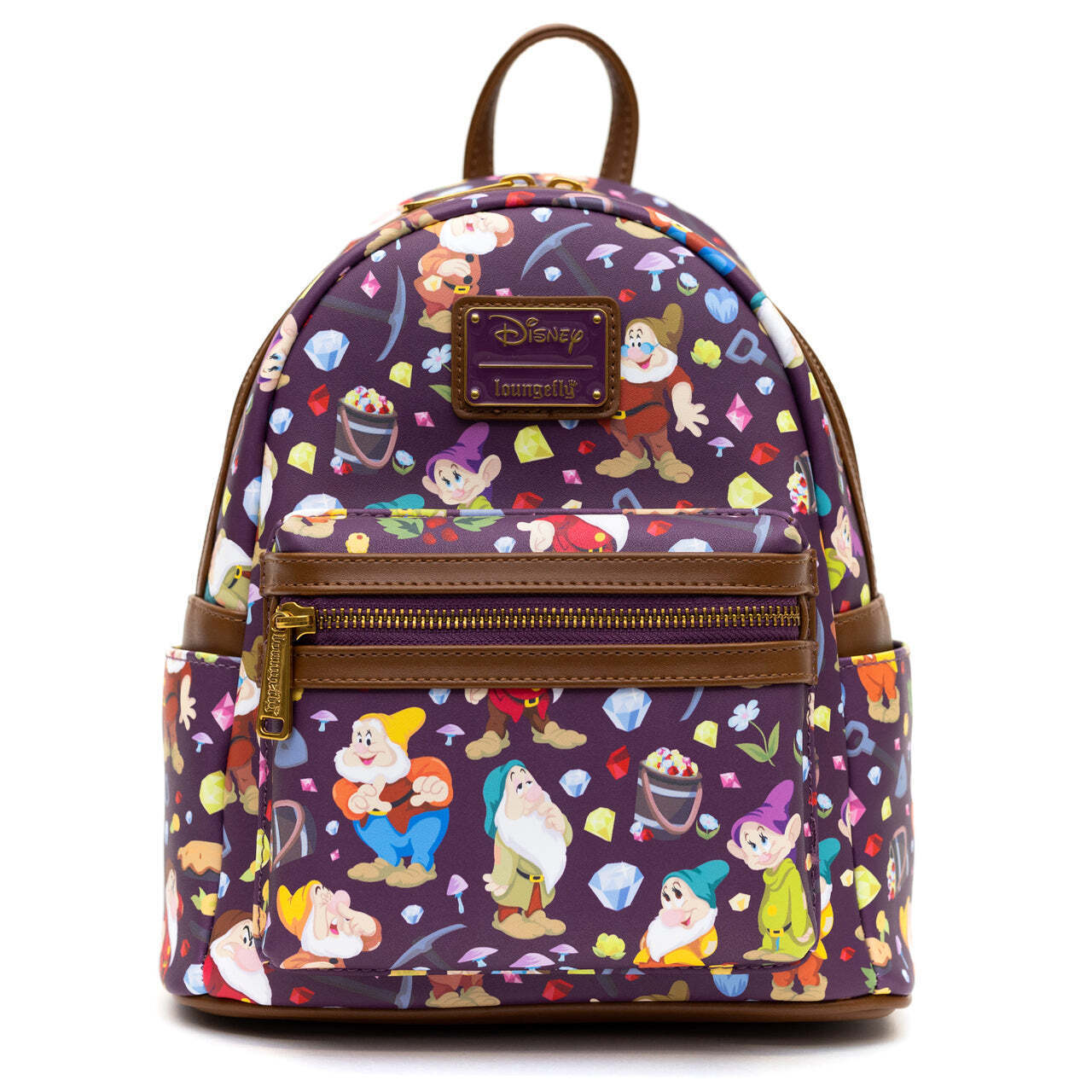 Primary image for Loungefly Disney Snow White And The Seven Dwarfs Gems AOP Backpack