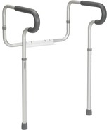 For Toilets, Drive Medical Rtl12000 Bathroom Grab Bar, White - $81.66 CAD