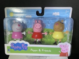 Peppa &amp; Friends Peppa Pig, Suzy Sheep &amp; Pedro Pony Plastic Toy Figures Set - £6.70 GBP