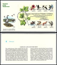 1978 USA FDC Cover - Wildlife Of The Wilderness, Toronto CAPEX Mini Shee... - £1.98 GBP